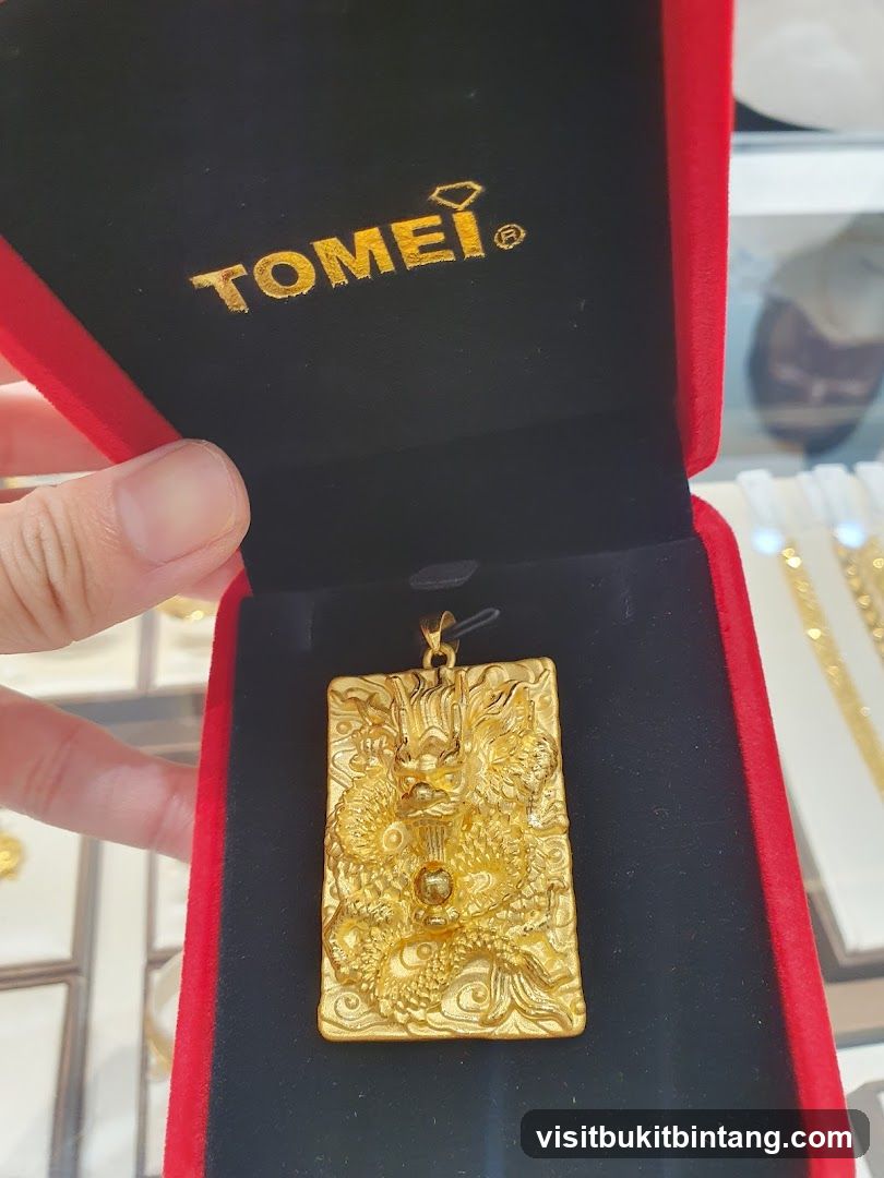 Gold Dragon Pendant