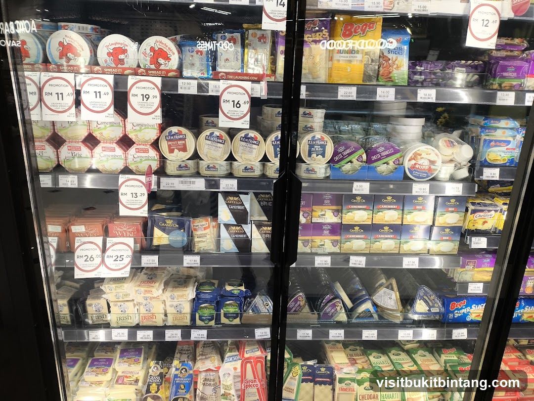 Refrigerated Cheese Display