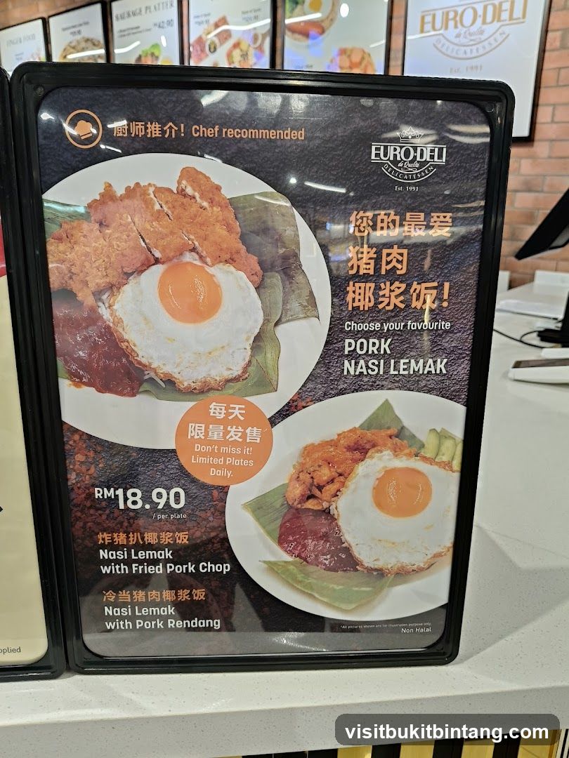 Euro Deli Pork Nasi Lemak