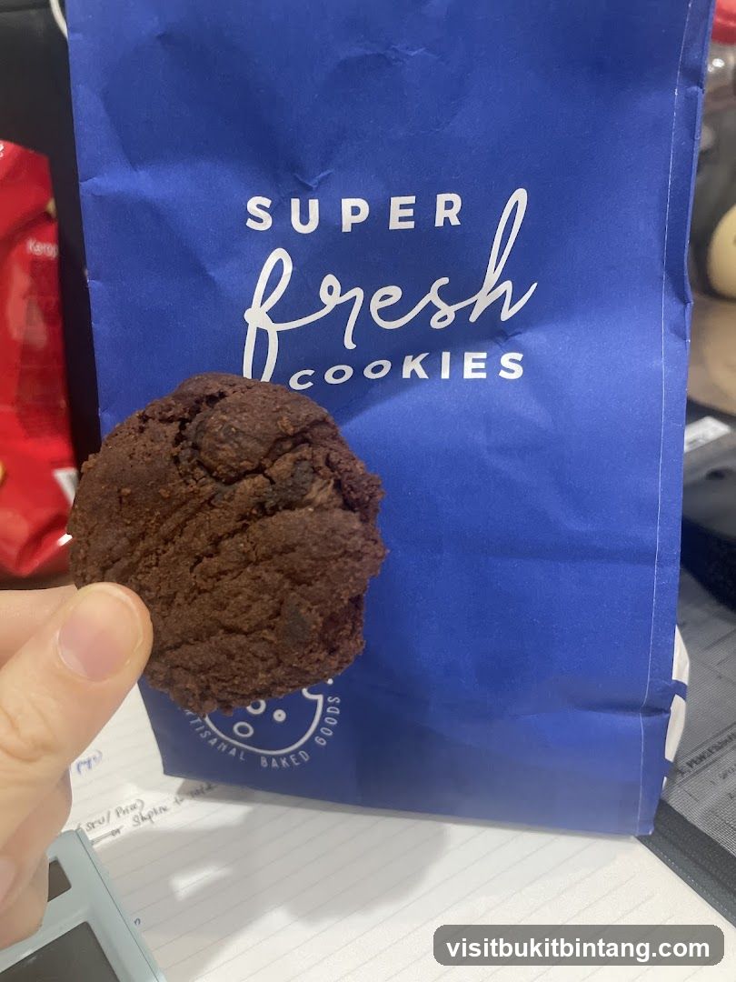 Chocolate Cookie and Bag