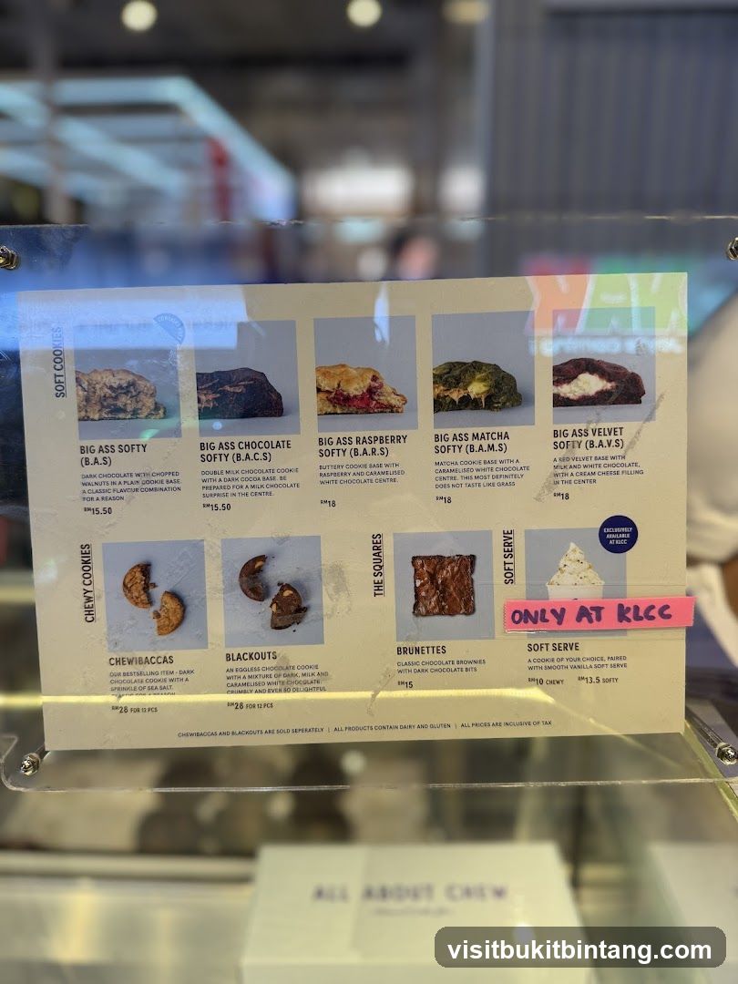 All About Chew Menu