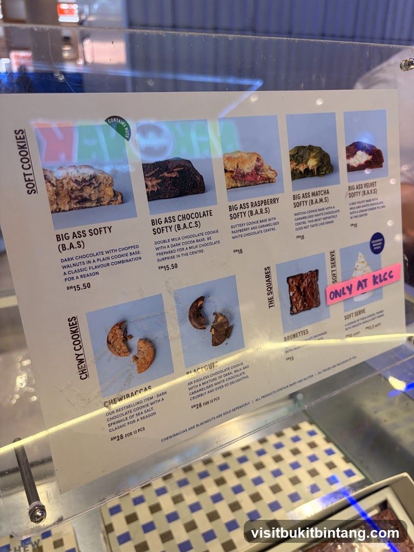 Cookies Menu