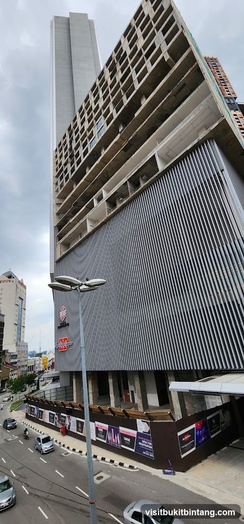 Under Construction Building with Signage
