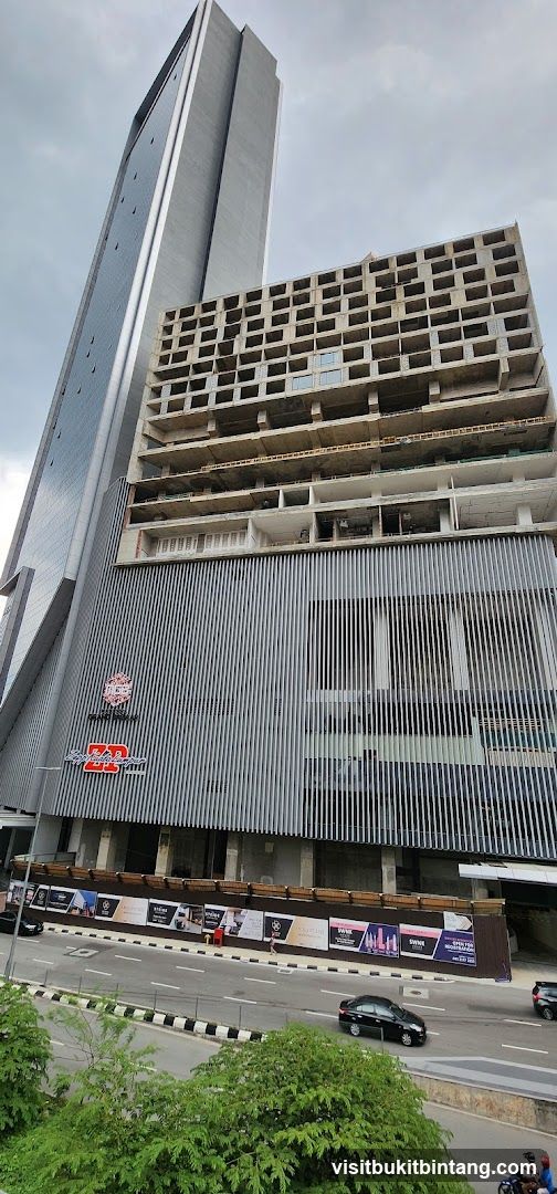 Under Construction Building with Signage