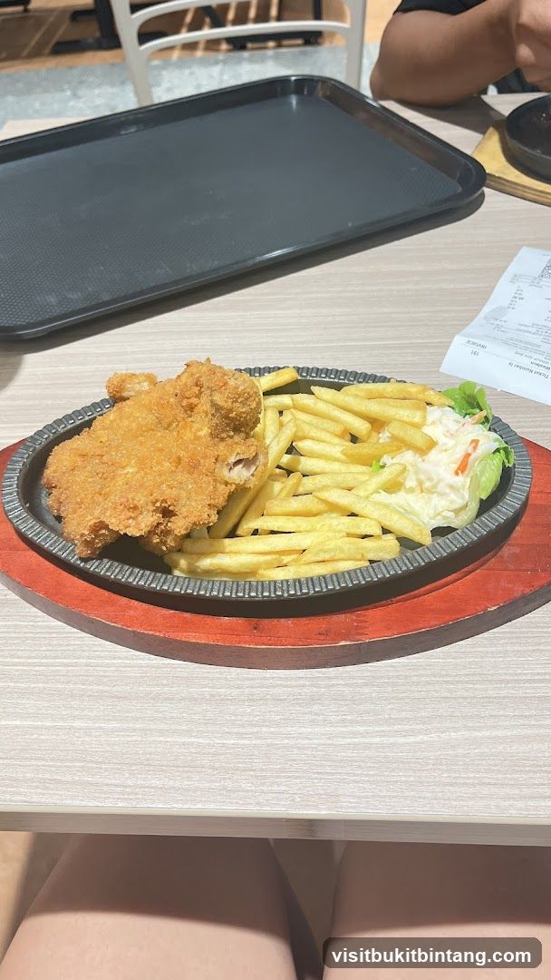 Fried Chicken and Fries