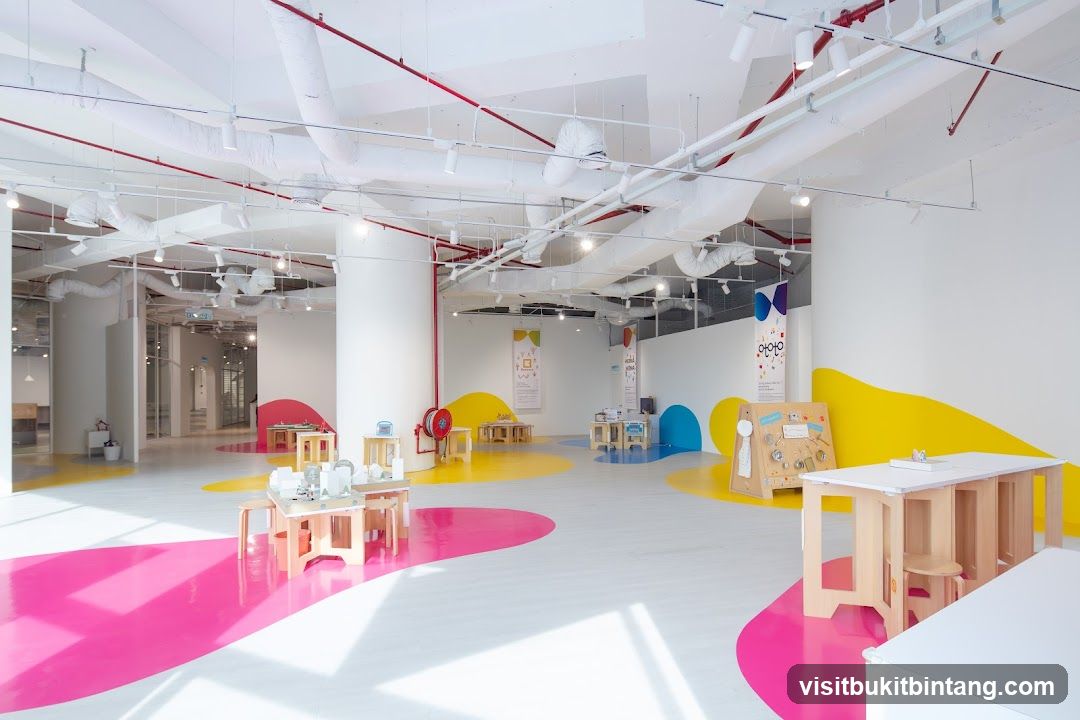 Brightly Colored Indoor Play Area