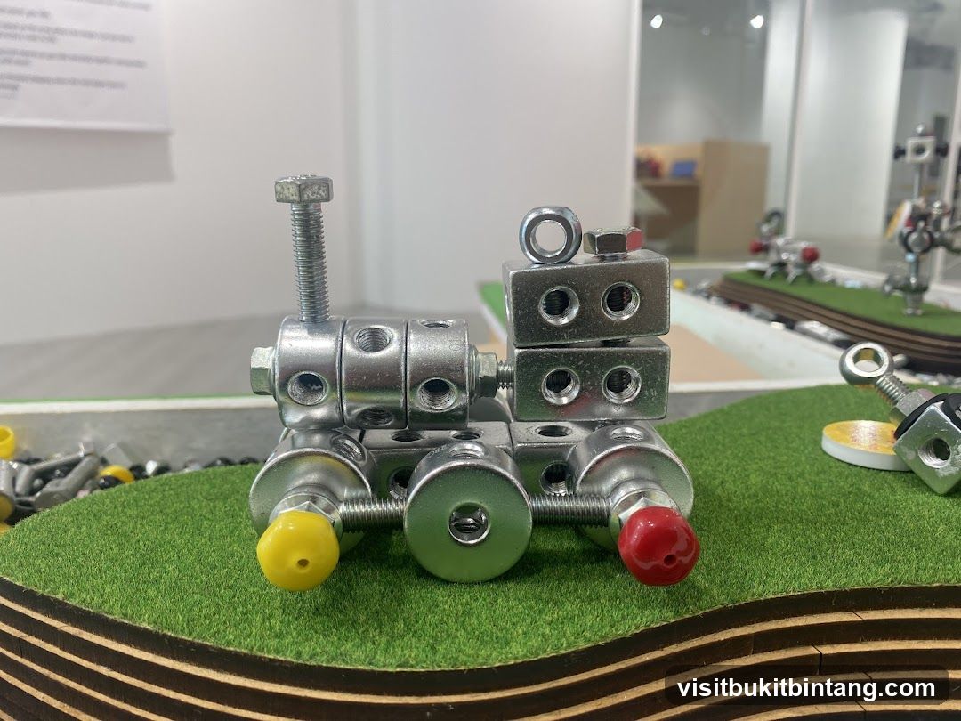 Metal Construction Toy Train