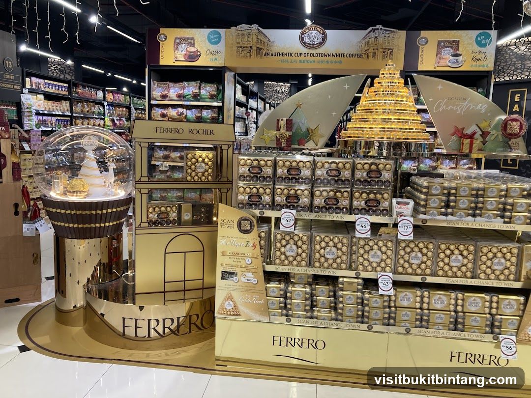 Ferrero Rocher Christmas Display