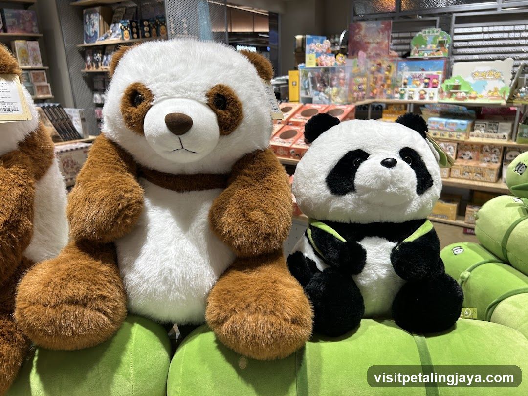Panda Stuffed Animals in Store