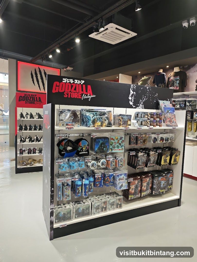 Godzilla Store Merchandise Display