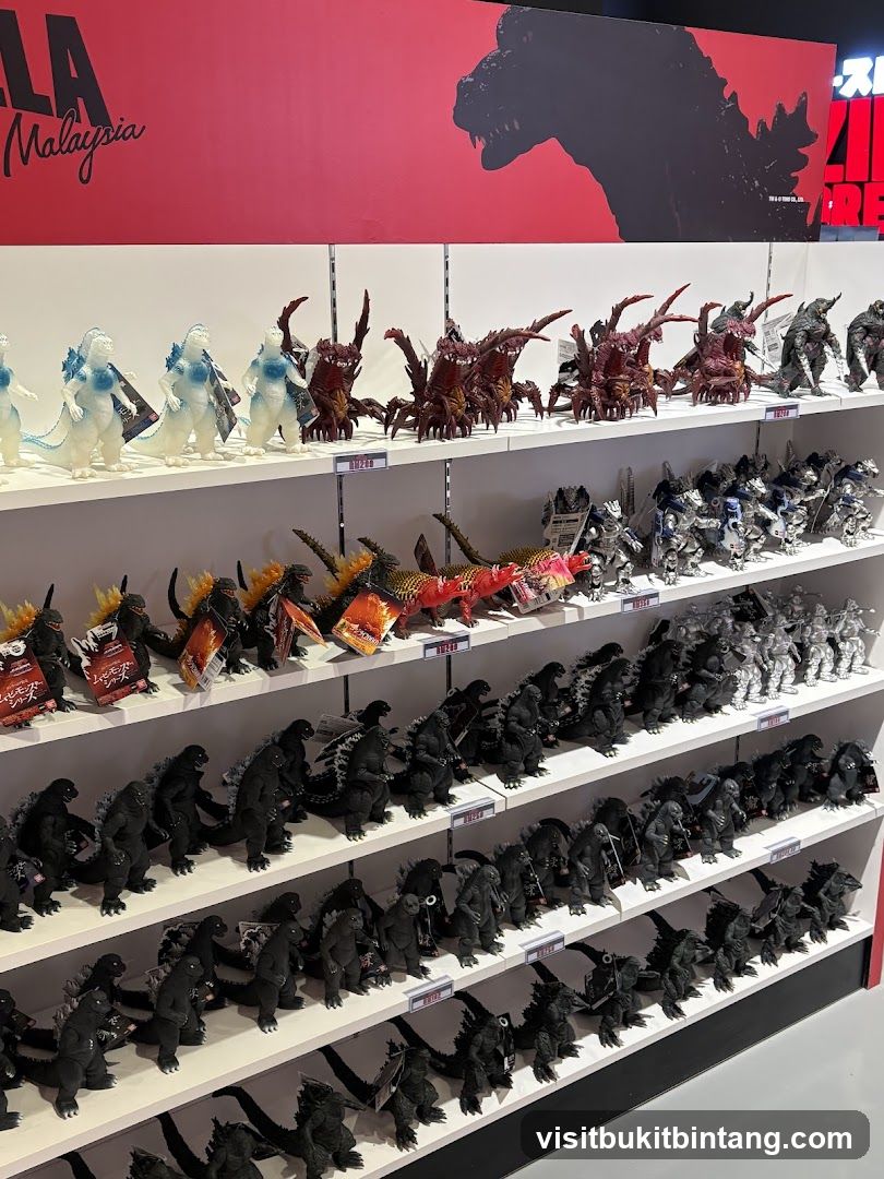 Godzilla Merchandise Display