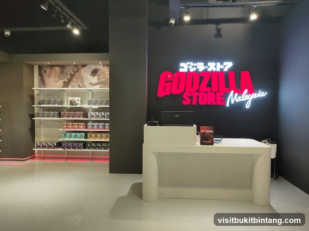 Godzilla Store Interior