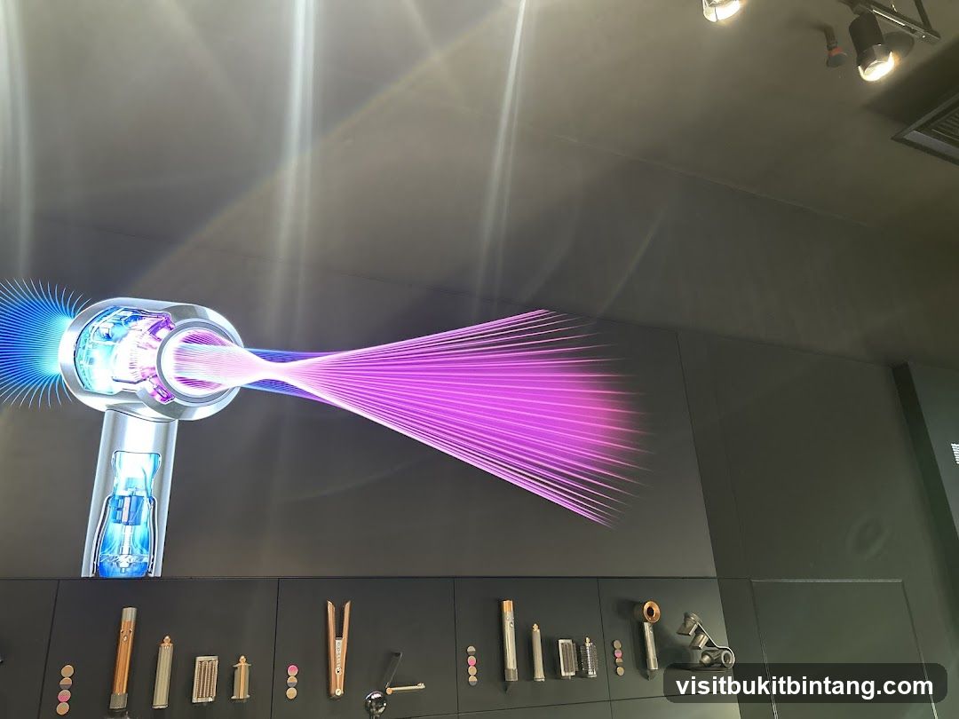 Dyson Hair Dryer Display
