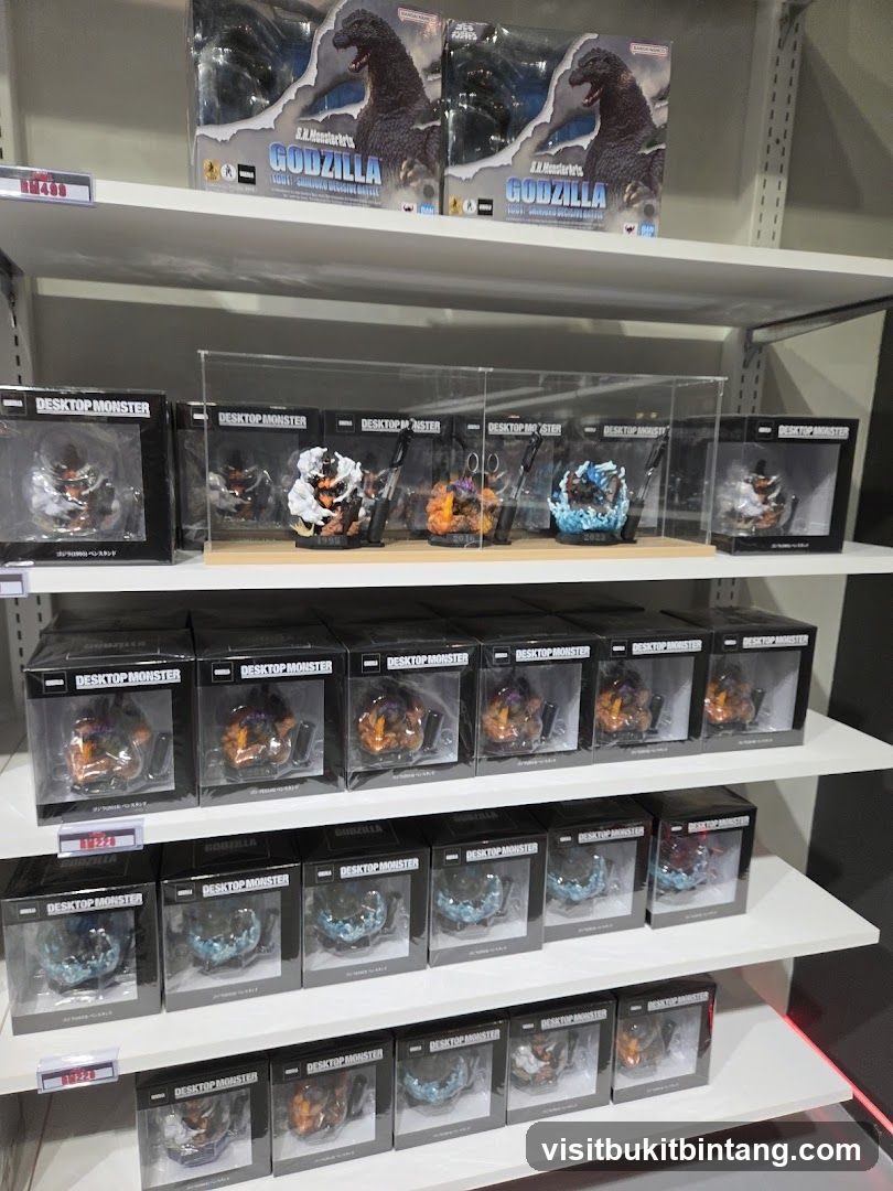 Godzilla and Desktop Monster Figurines