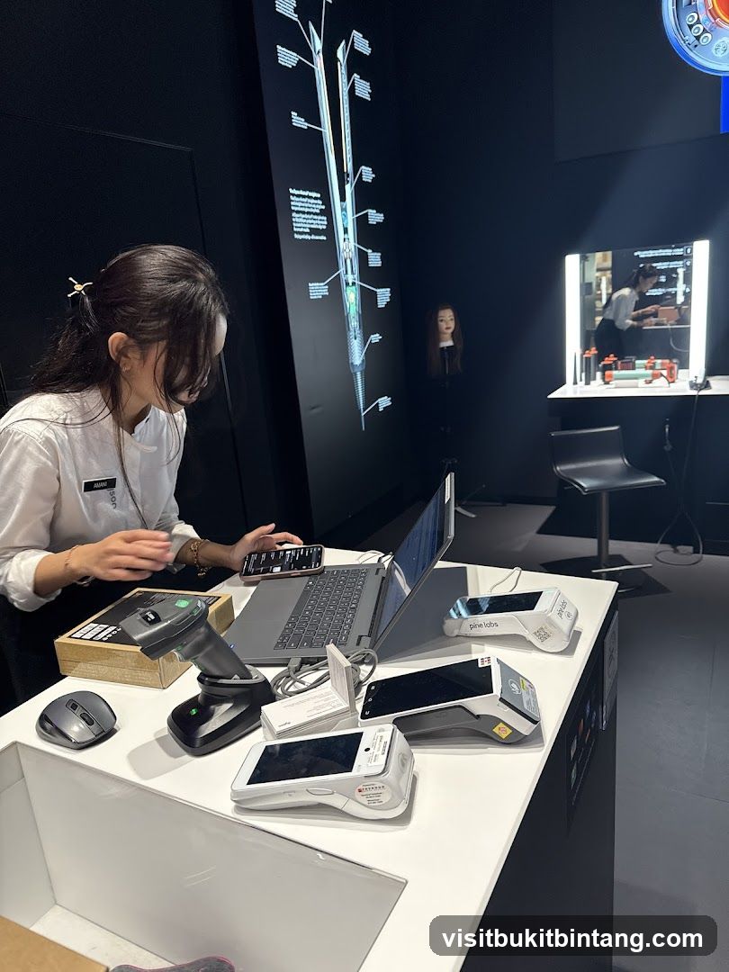 Retail Display with Payment Terminals