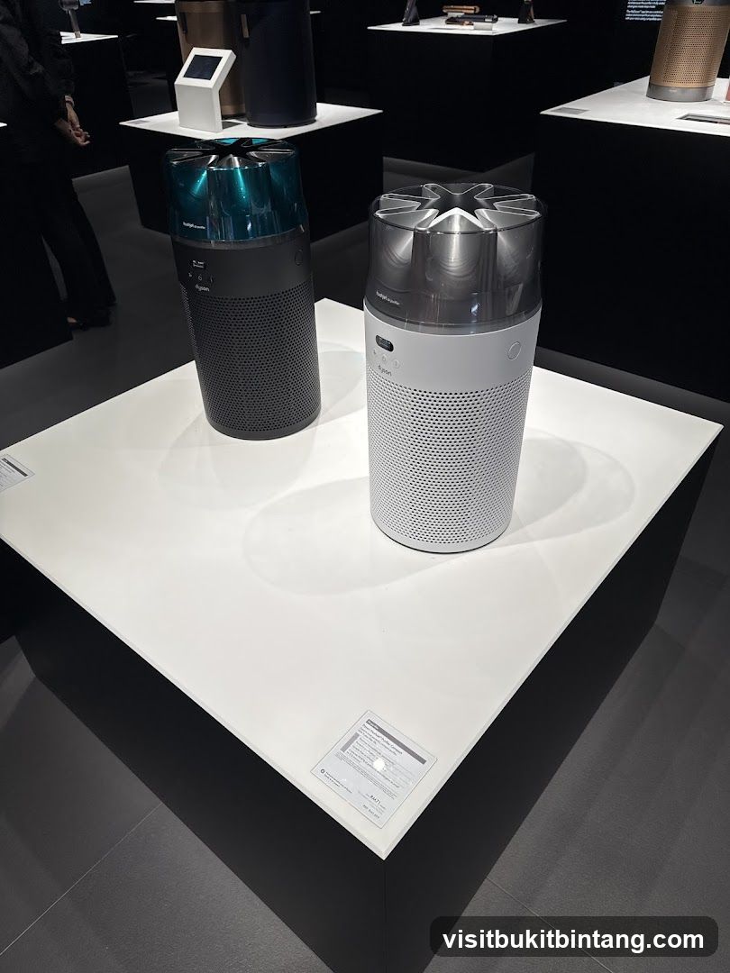 Dyson Air Purifiers on Display