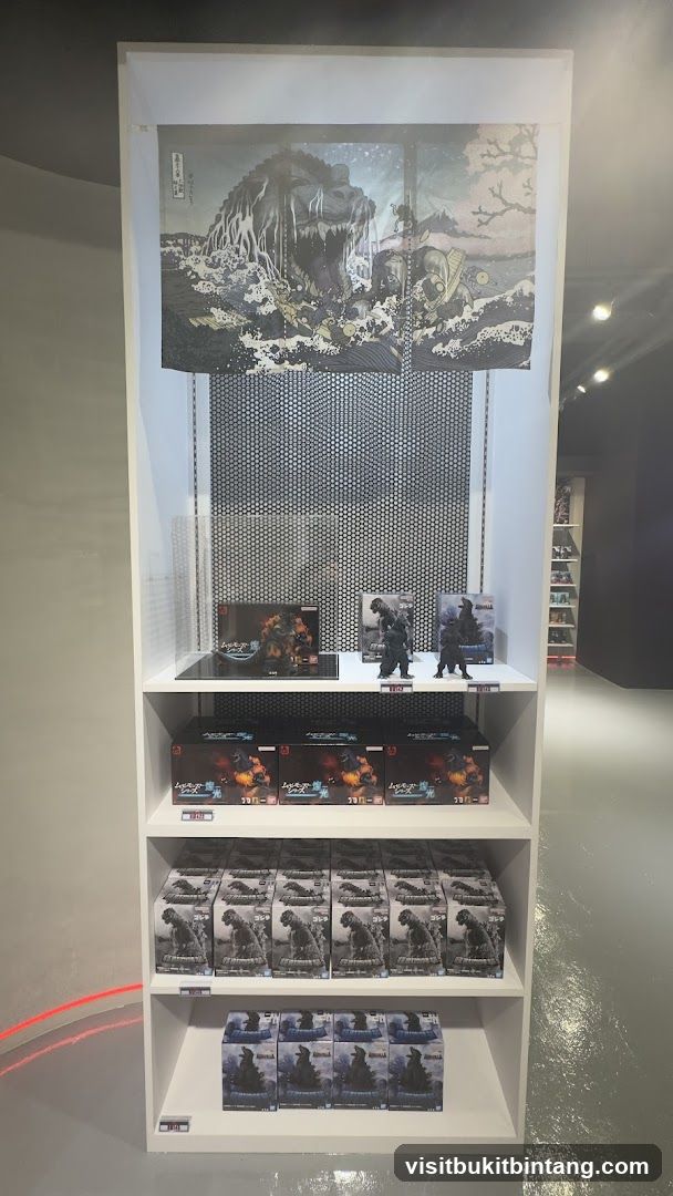 Godzilla Merchandise Display