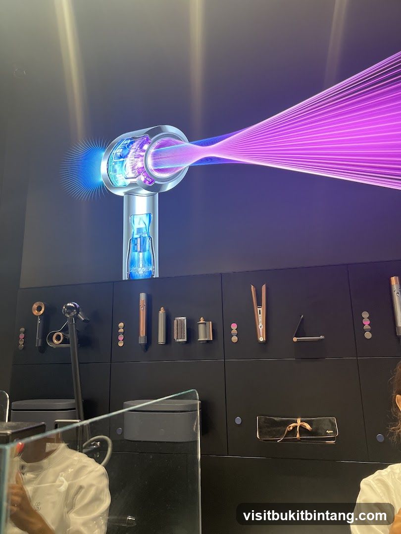 Dyson Hair Dryer Display