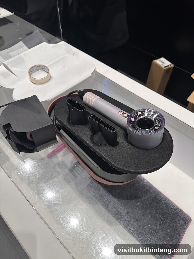 Dyson Hair Dryer Display