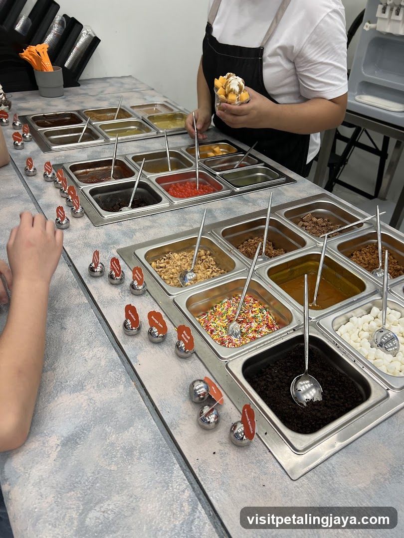 Ice Cream Bar Setup