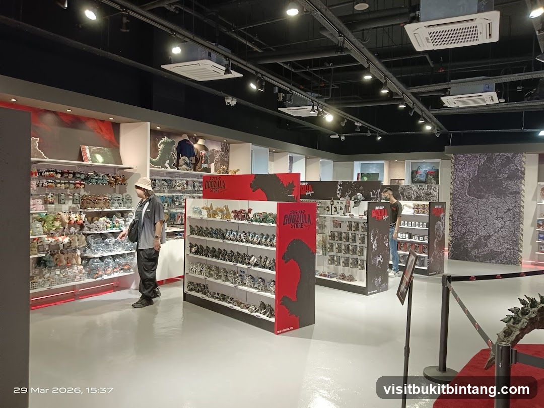 Godzilla Store Interior