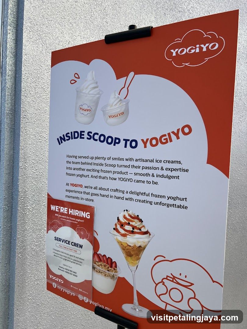 YogiYo Frozen Yogurt Advertisement