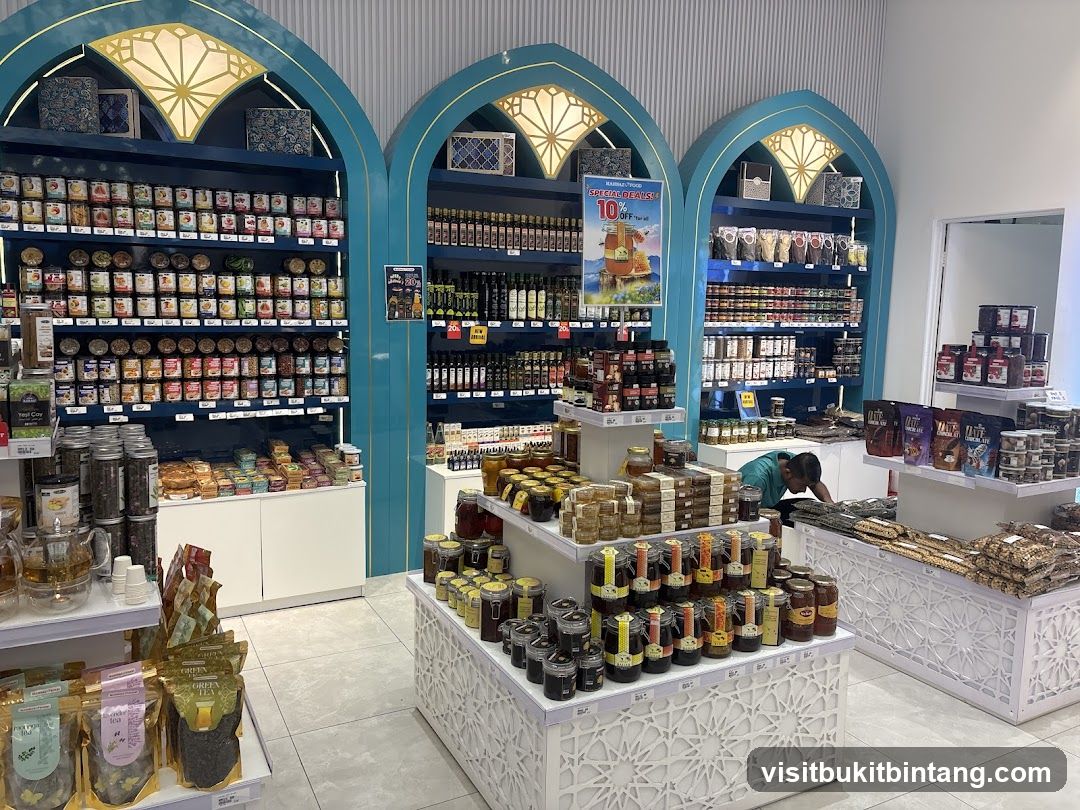 Store Interior with Food Products