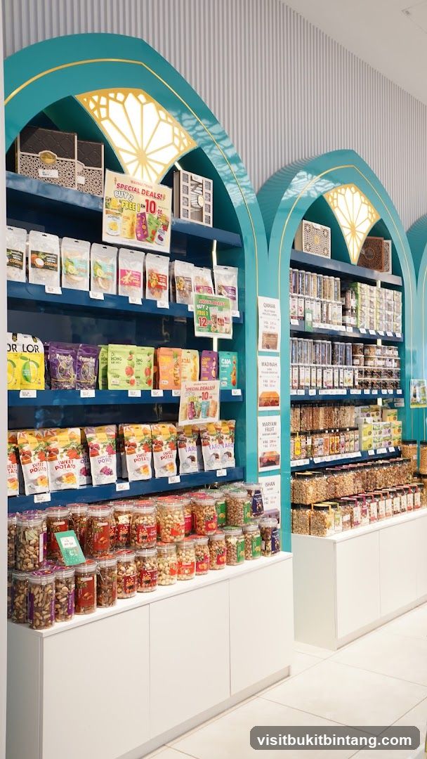 Dried Fruits and Nuts Display