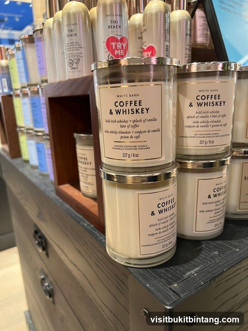 White Barn Coffee & Whiskey Candles