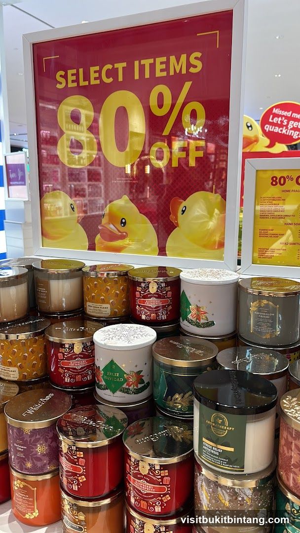 Sale Display with Candles
