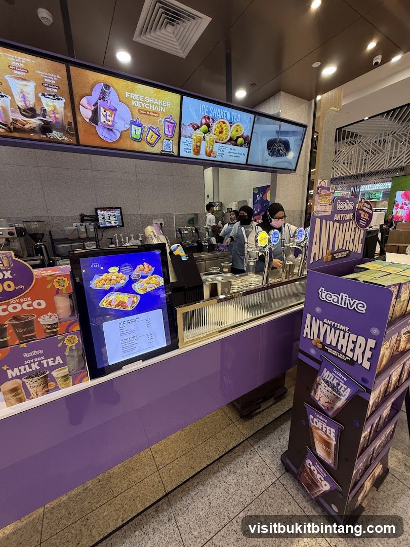 Tealive Store Counter