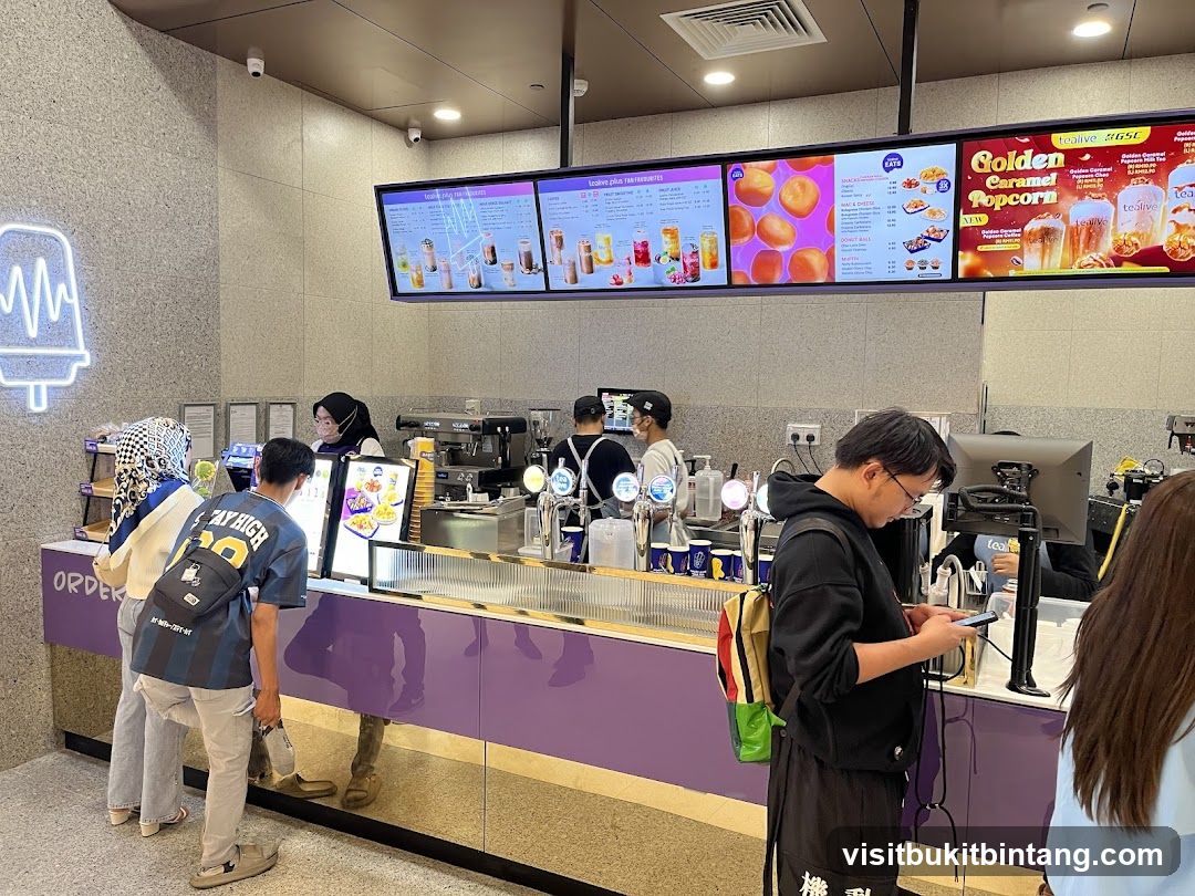 Bubble Tea Shop Counter
