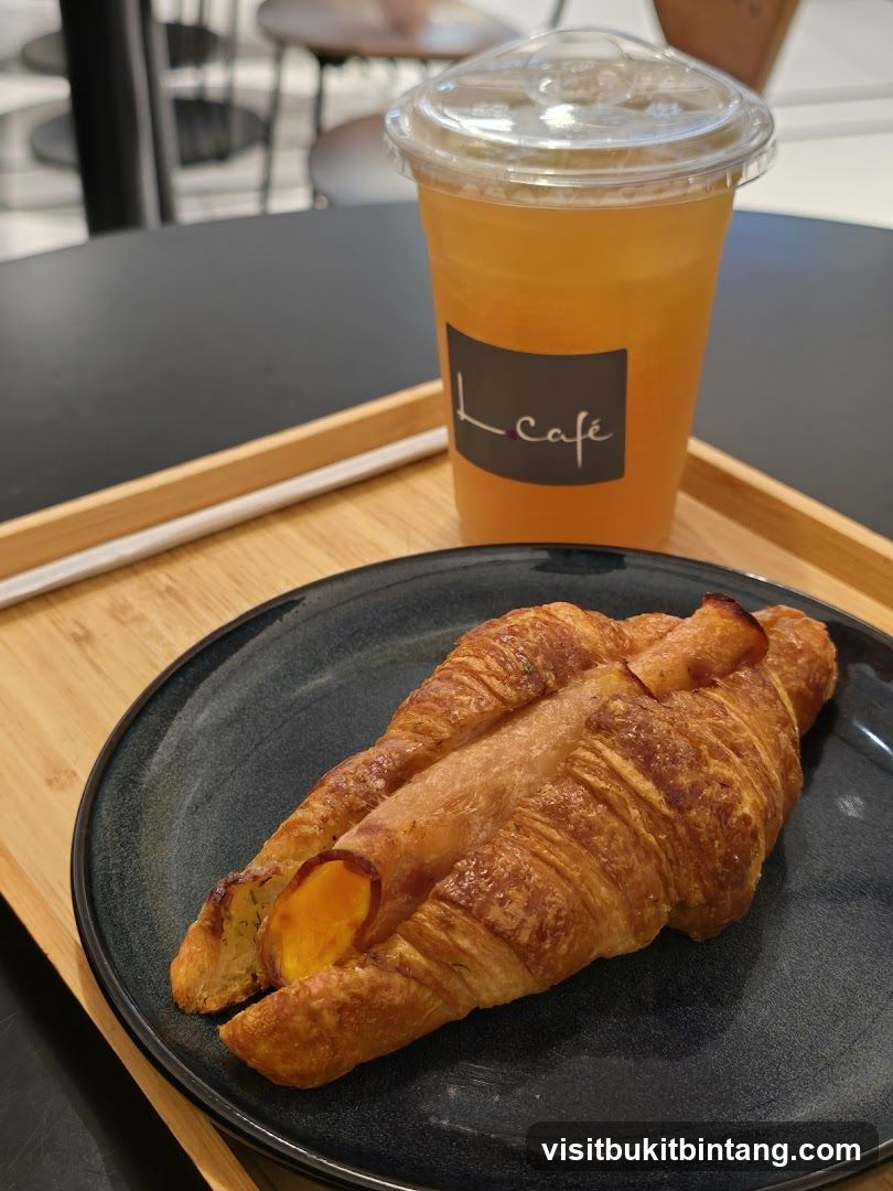Croissant and Drink