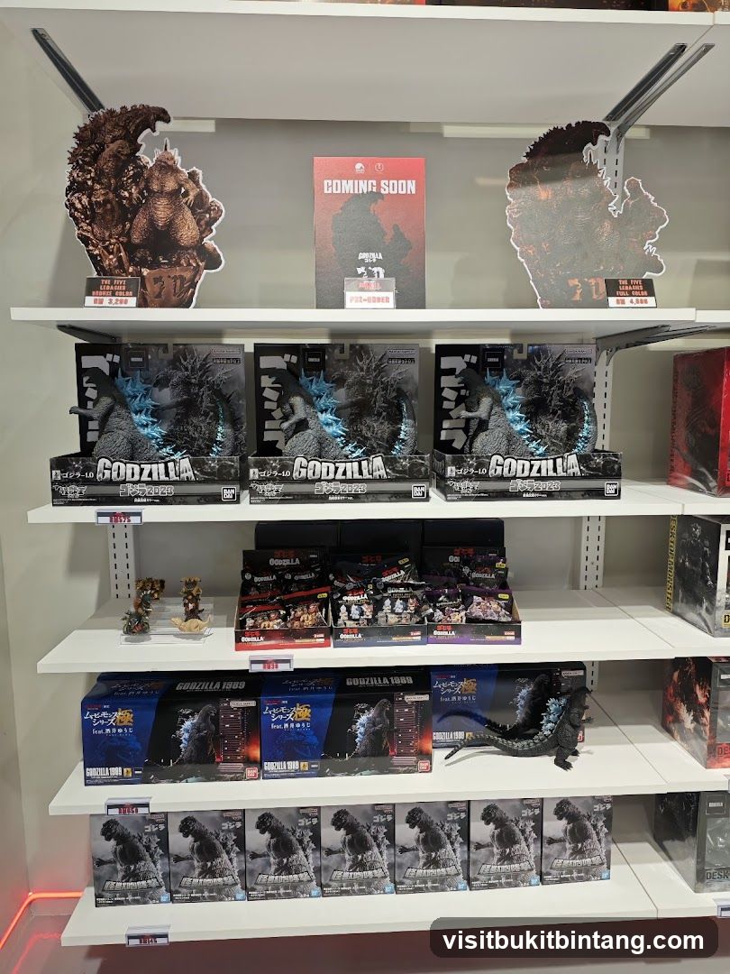 Godzilla Merchandise Display