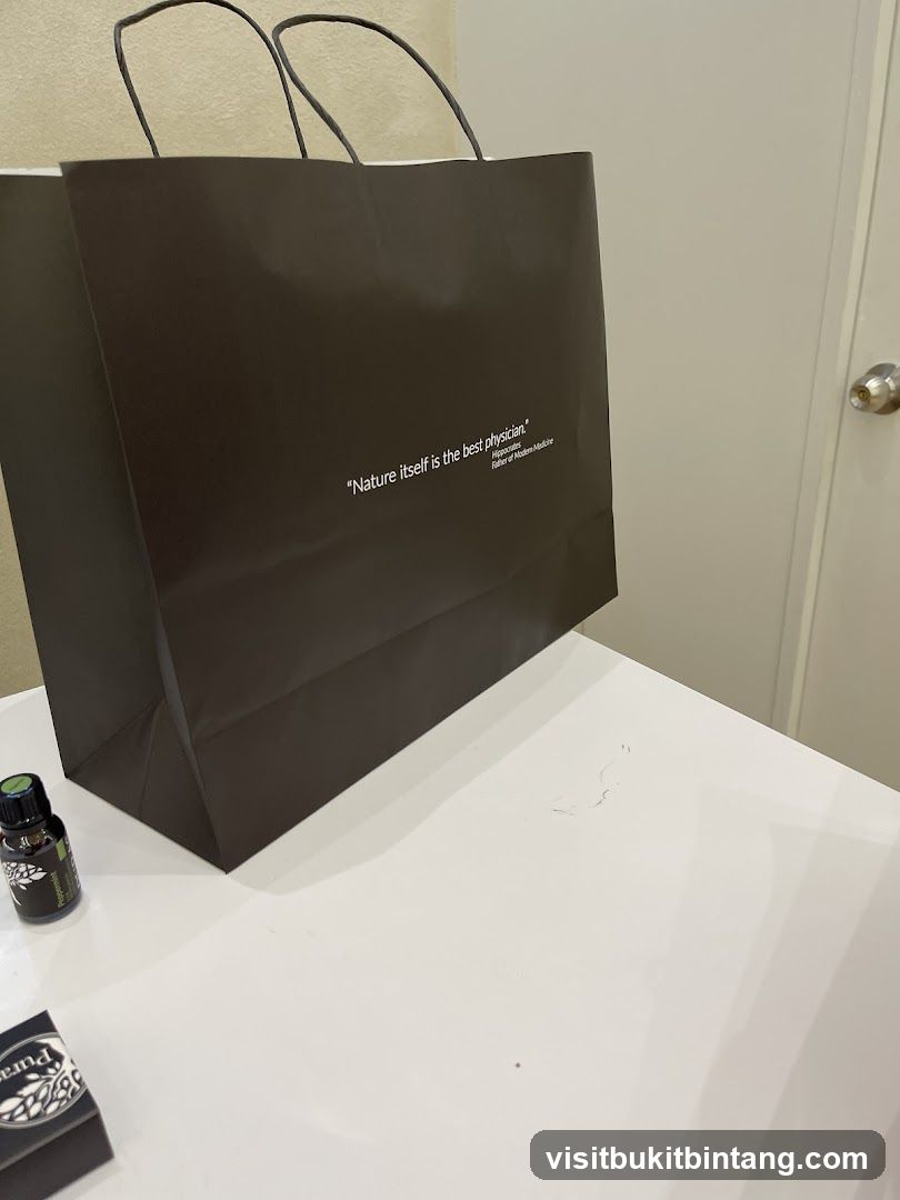 Shopping Bag with Quote