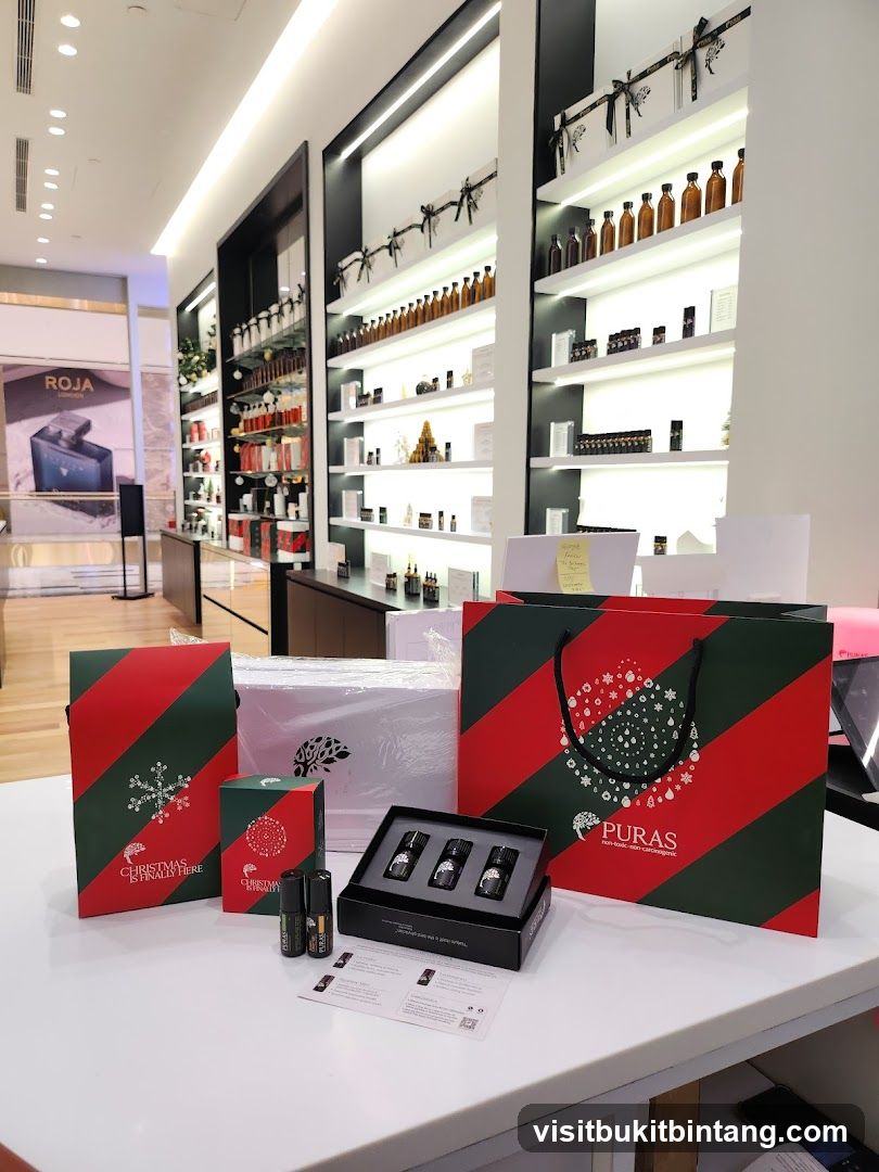 Christmas Gift Sets and Perfume Display