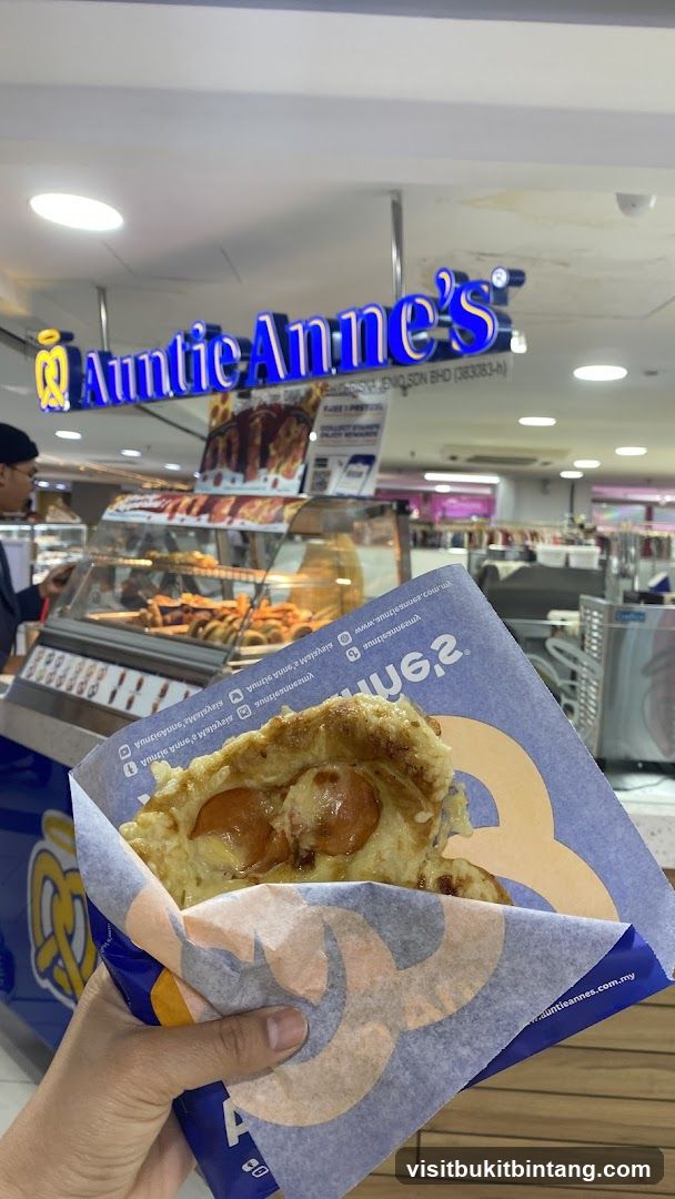 Auntie Anne's Pretzel with Sausage and Cheese