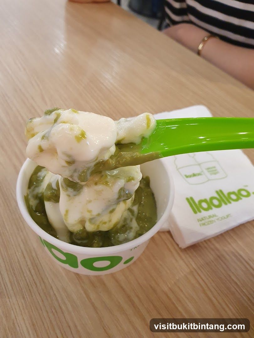 Frozen Yogurt with Toppings
