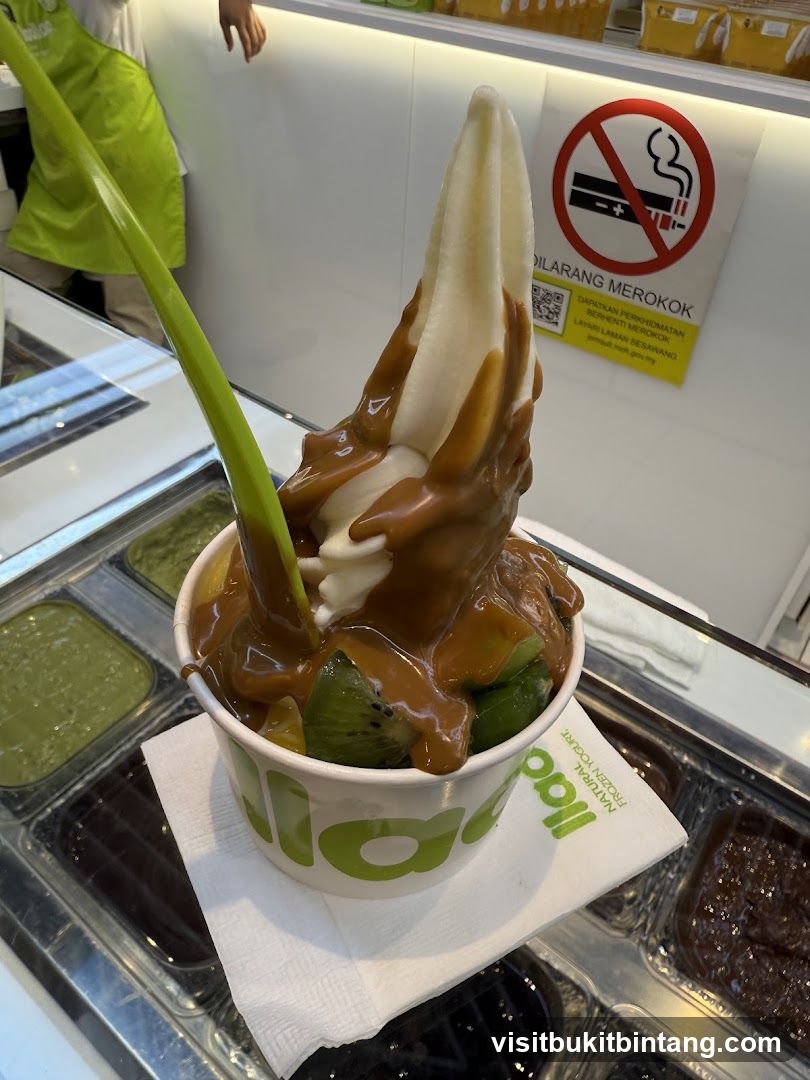 Frozen Yogurt with Toppings