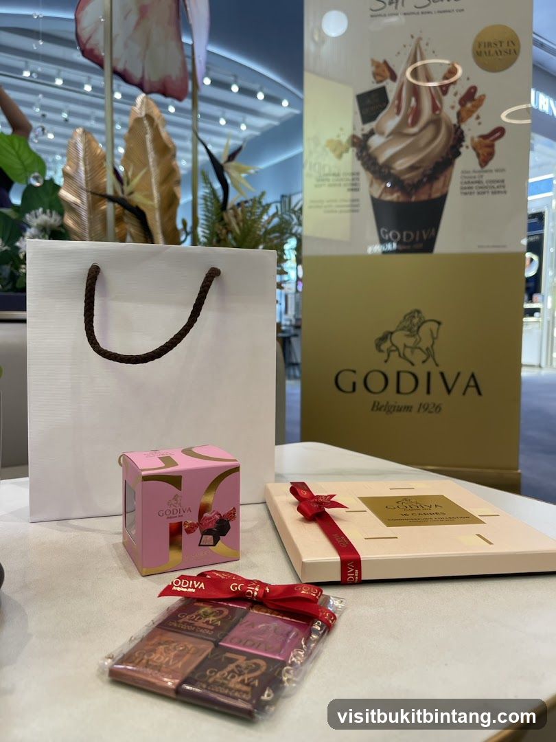 Godiva Chocolates Display