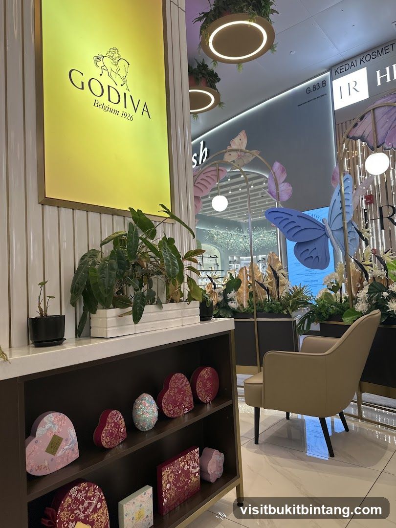 Godiva Chocolatier Display