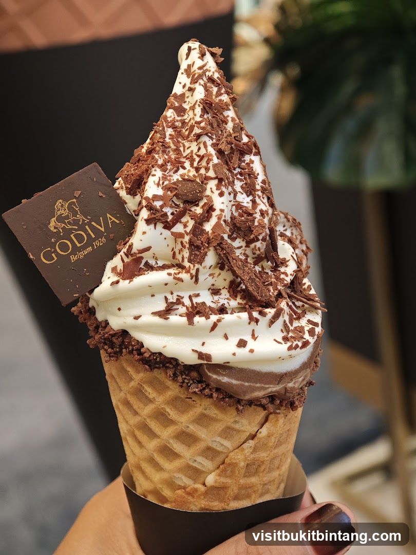 Godiva Soft Serve Ice Cream