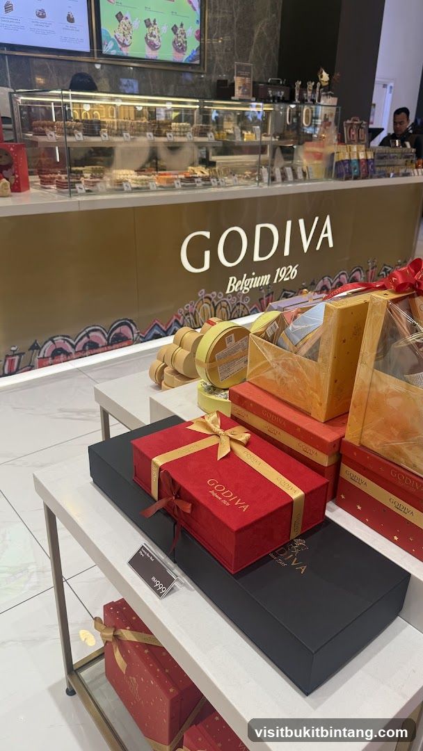 Godiva Chocolates Display
