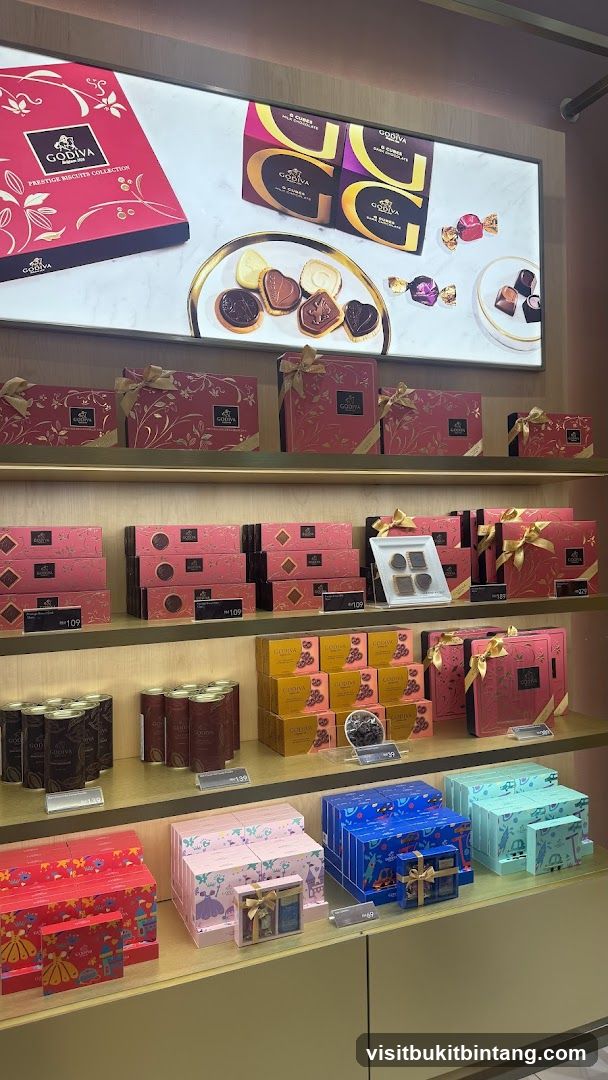Godiva Chocolate Display