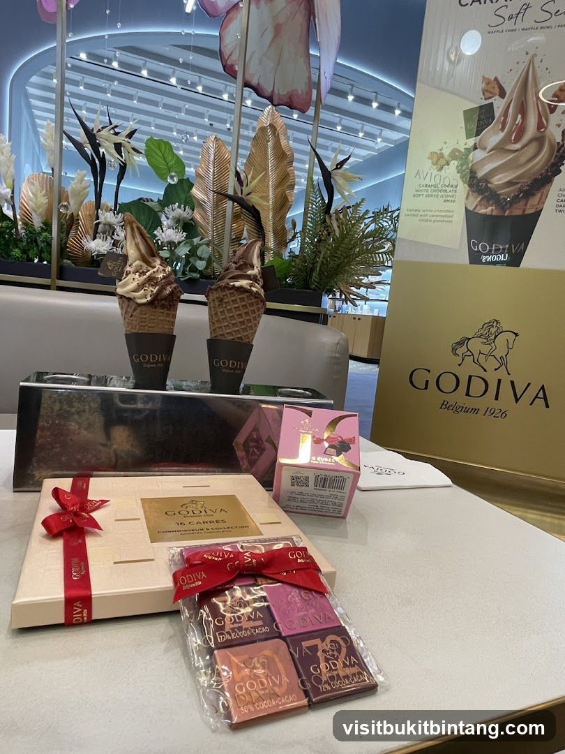 Godiva Chocolates and Soft Serve Ice Cream