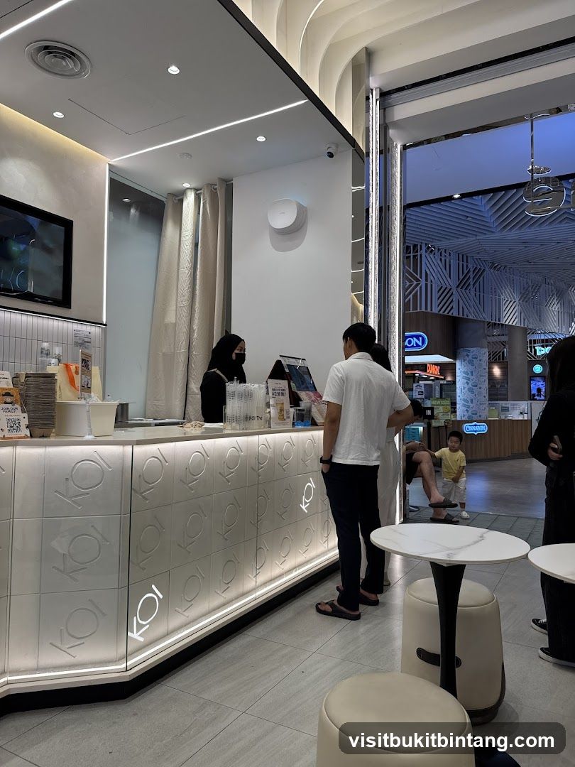 Bubble Tea Shop Counter