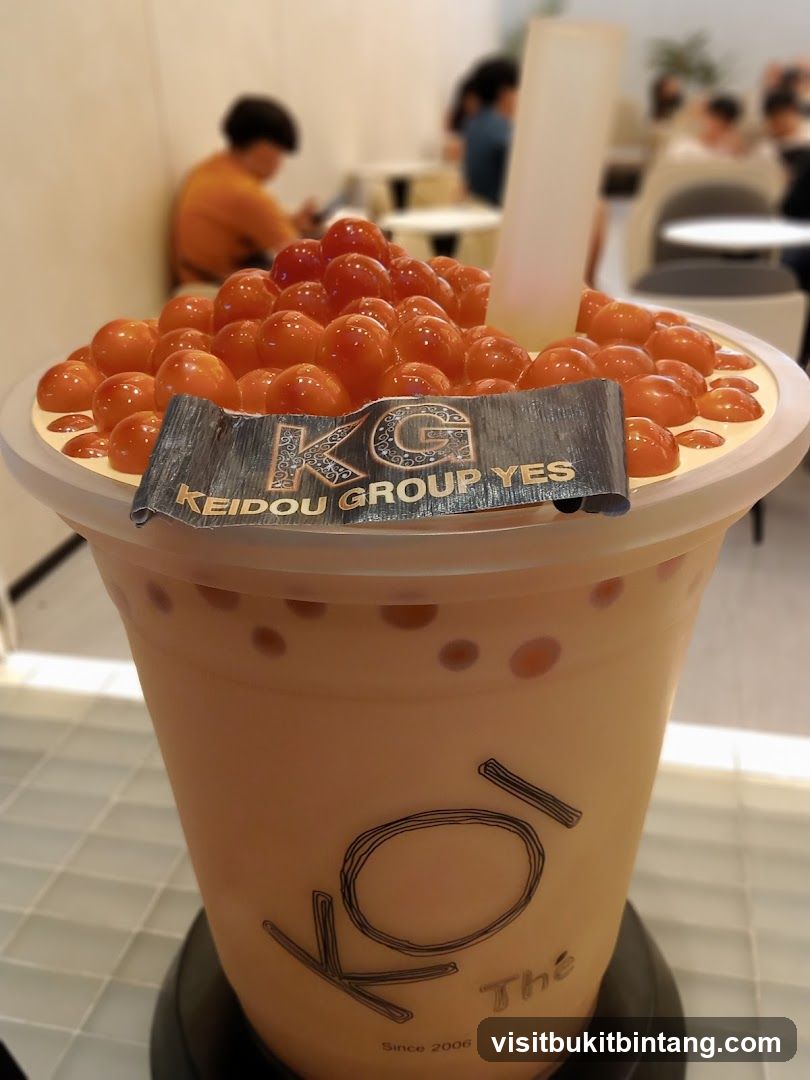Large Bubble Tea Display