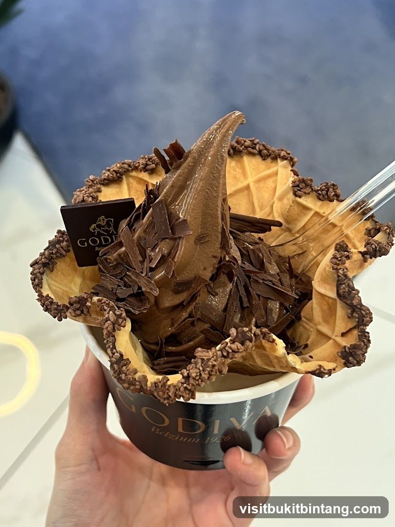 Godiva Soft Serve Ice Cream
