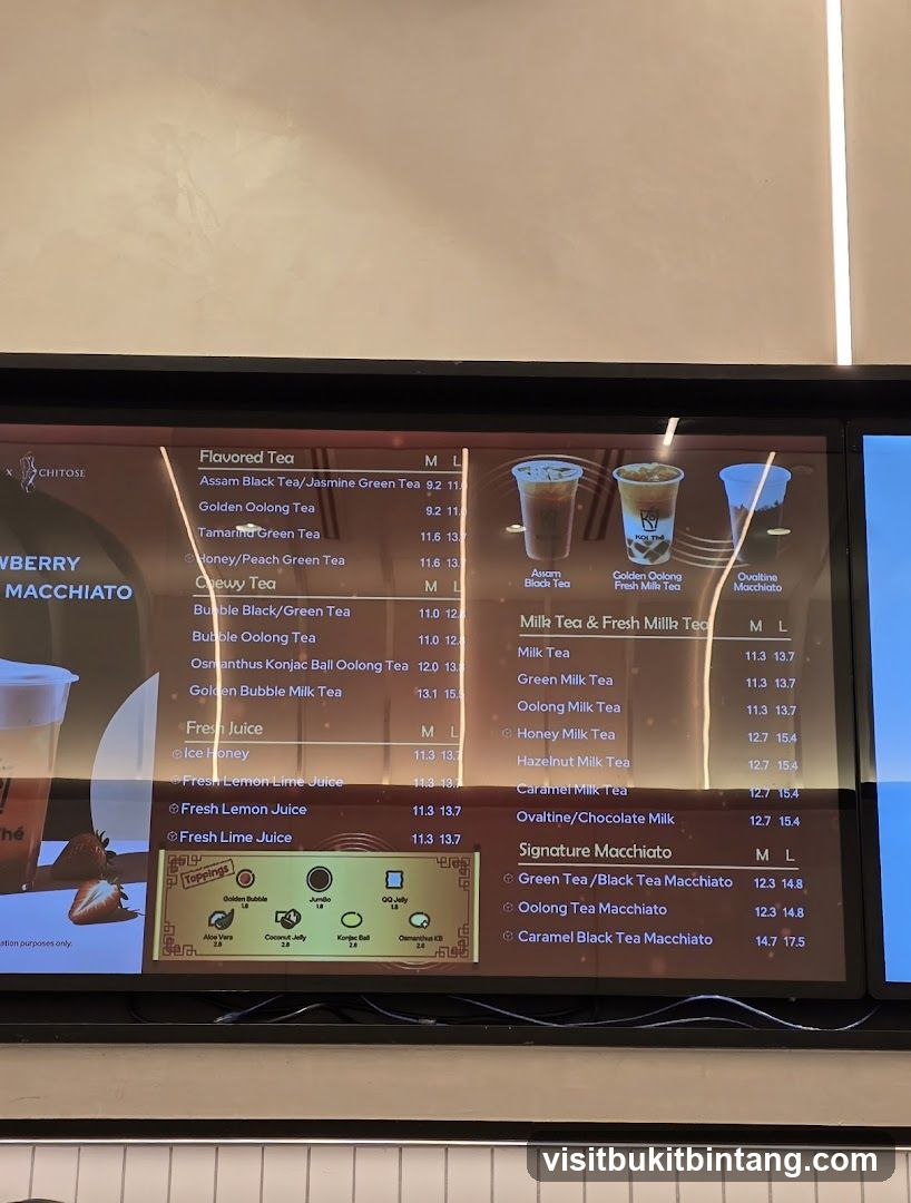 Chitose Menu