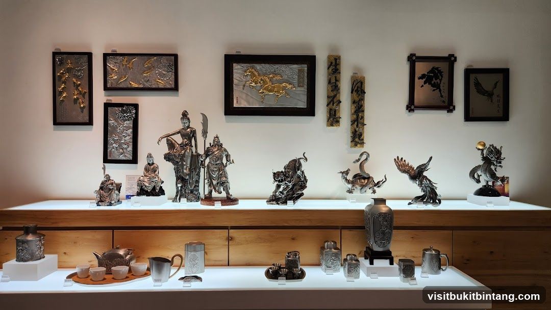 Display of Asian Art and Collectibles